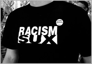 racism sux by pigeon poo via flickr