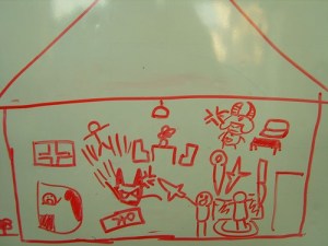 kid's drawing by Laurent Fintoni flickr