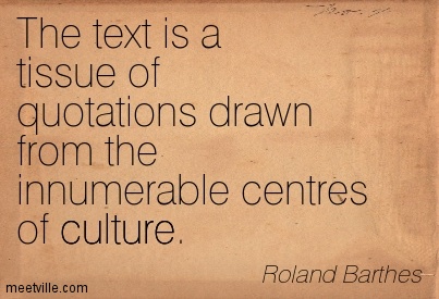 Roland Barthes Death of the Author