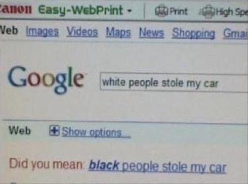 Racist Google?